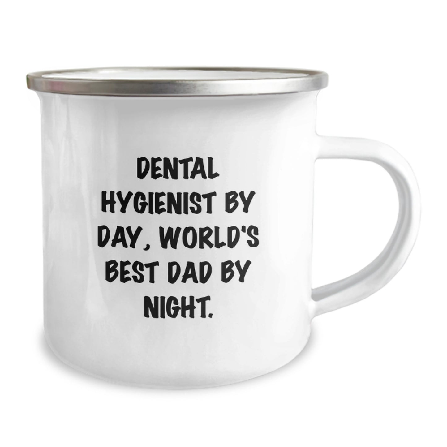 Funny Dental Hygienist Gifts for Men, Unique Camping Mugs from Dad, Christmas Unique Gifts - Image 2