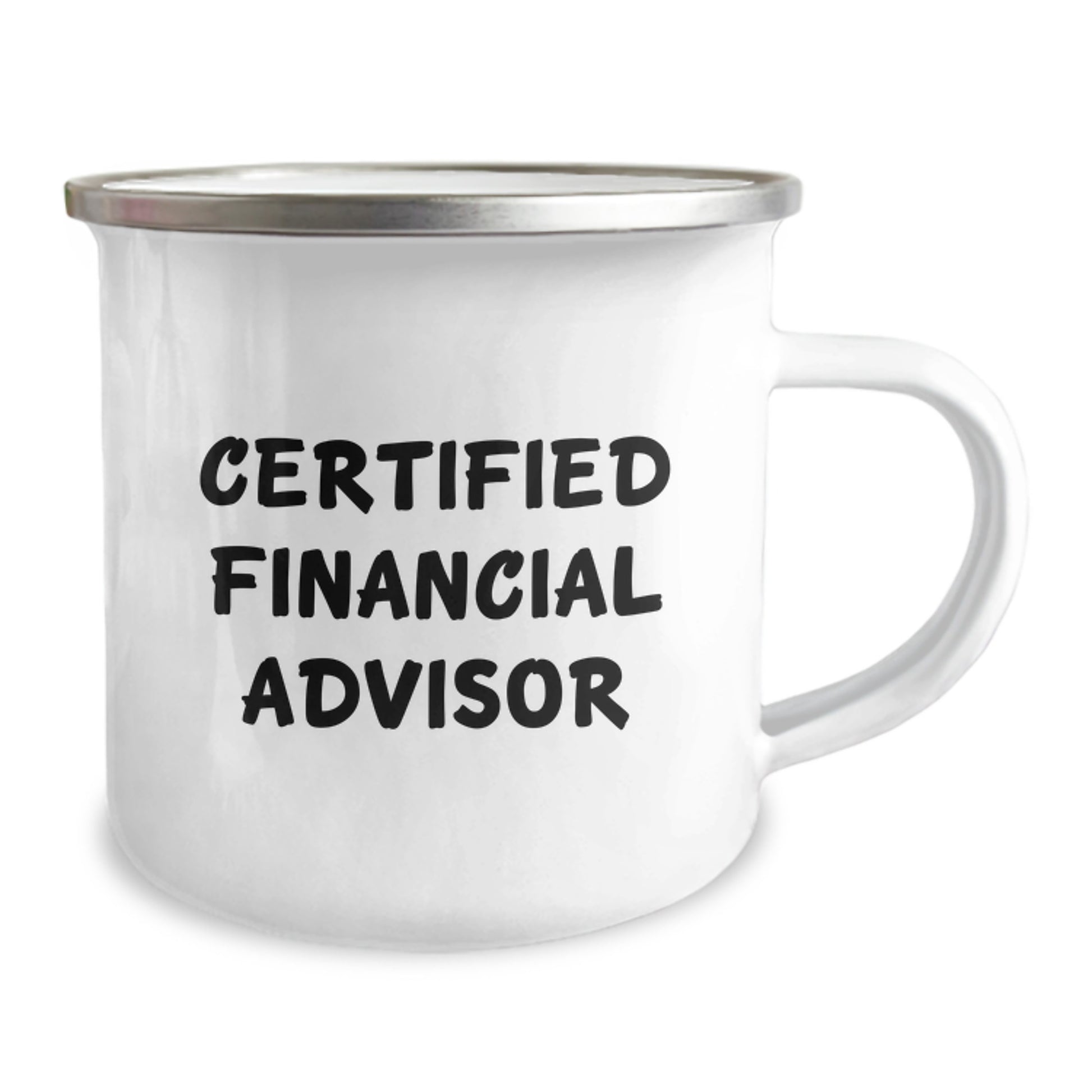 Funny Gifts from a Financial Advisor Friend for Valentine's Unique Camping Mugs - 'Certified Financial Advisor, Because I'm a Pro' - Image 2
