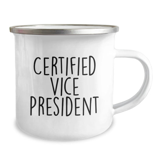 Funny Vice President Gifts for Men - Christmas Unique Presents for Vice President from Family, Vice President Camping Mug with Inspirational Quote - Image 2