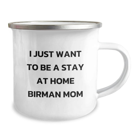 Gifts for Birman Cat Lovers, Funny Birman Cat Mum Camping Mug, Unique Birthday Unique Gifts from Family to Friends - Image 2