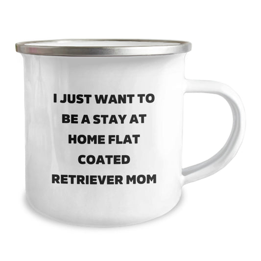 Funny Flat Coated Retriever Dog Gifts from Mom - Camping Mug for Birthday Unique Gifts - Image 2