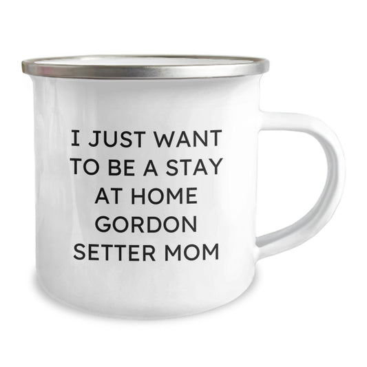 Funny Gifts from Friends - Cute Gordon Setter Dog Mom Camping Mug, Perfect Birthday Unique Gifts for Gordon Setter Lovers - Image 2