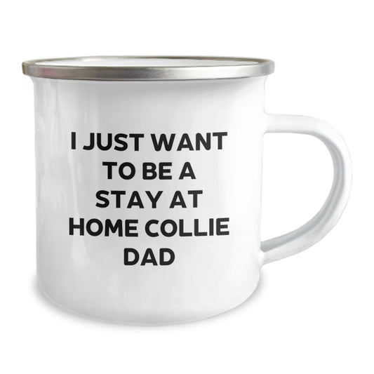 Funny Collie Dog Camping Mug Gifts for Collie Dog Dad from Family this Christmas - Image 2