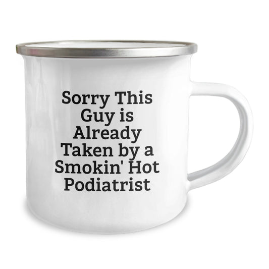 Funny Podiatrist Camping Mug Gifts for Men from Friends on Christmas - Image 2