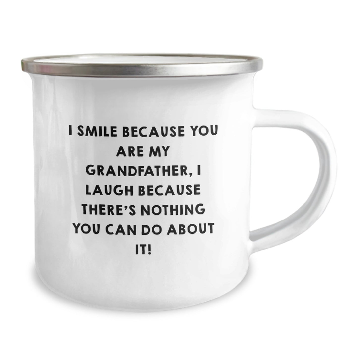 Funny Grandfather Camping Mug, Unique Gifts for Grandfather, Christmas Unique Gifts from Family - Image 2
