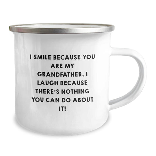 Funny Grandfather Camping Mug, Unique Gifts for Grandfather, Christmas Unique Gifts from Family - Image 2