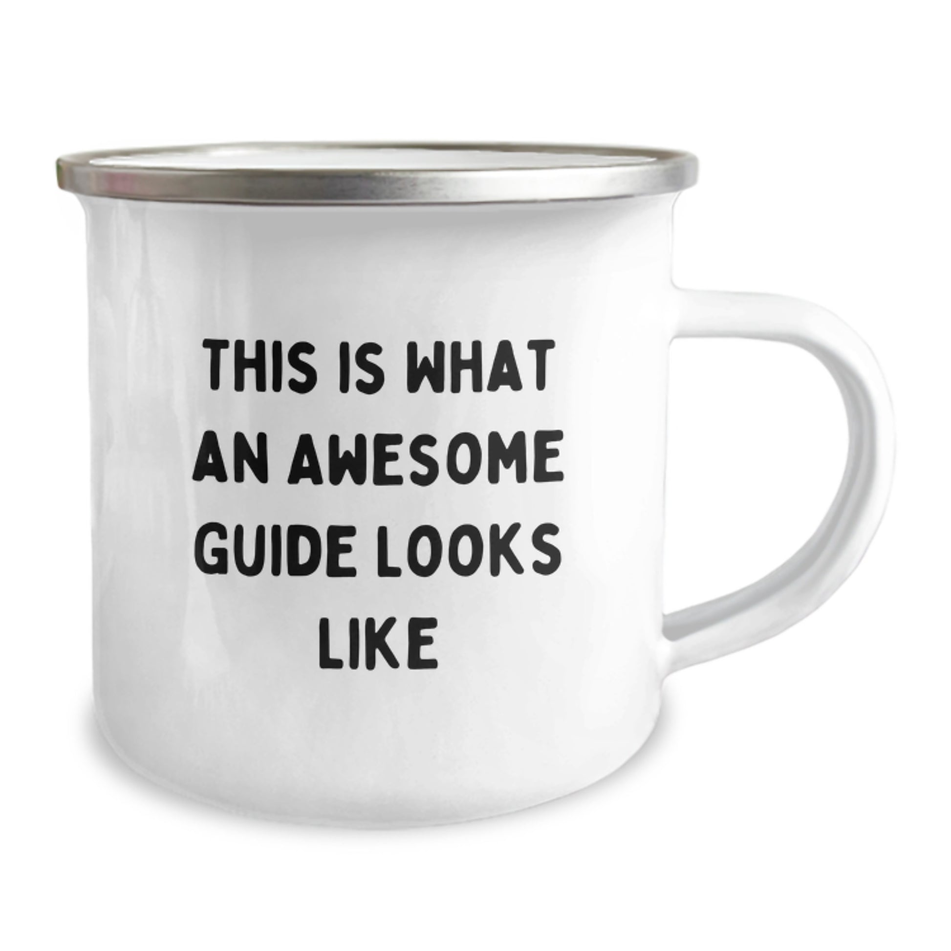 Fun Guide Gift for Friends Birthday Presents, Inspirational Camping Mugs from Men to Women, Funny 'This Is What An Awesome Guide Looks Like' Quote - Image 2
