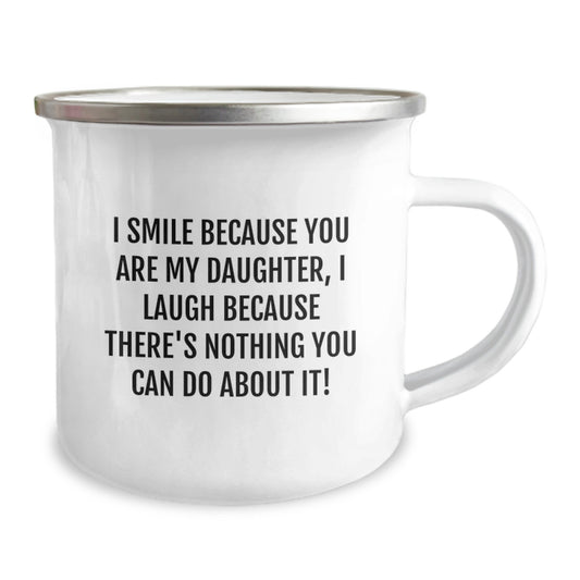 Funny Daughter Gifts from Mom on Mother's Day Unique Camping Mug for Daughter - Image 2