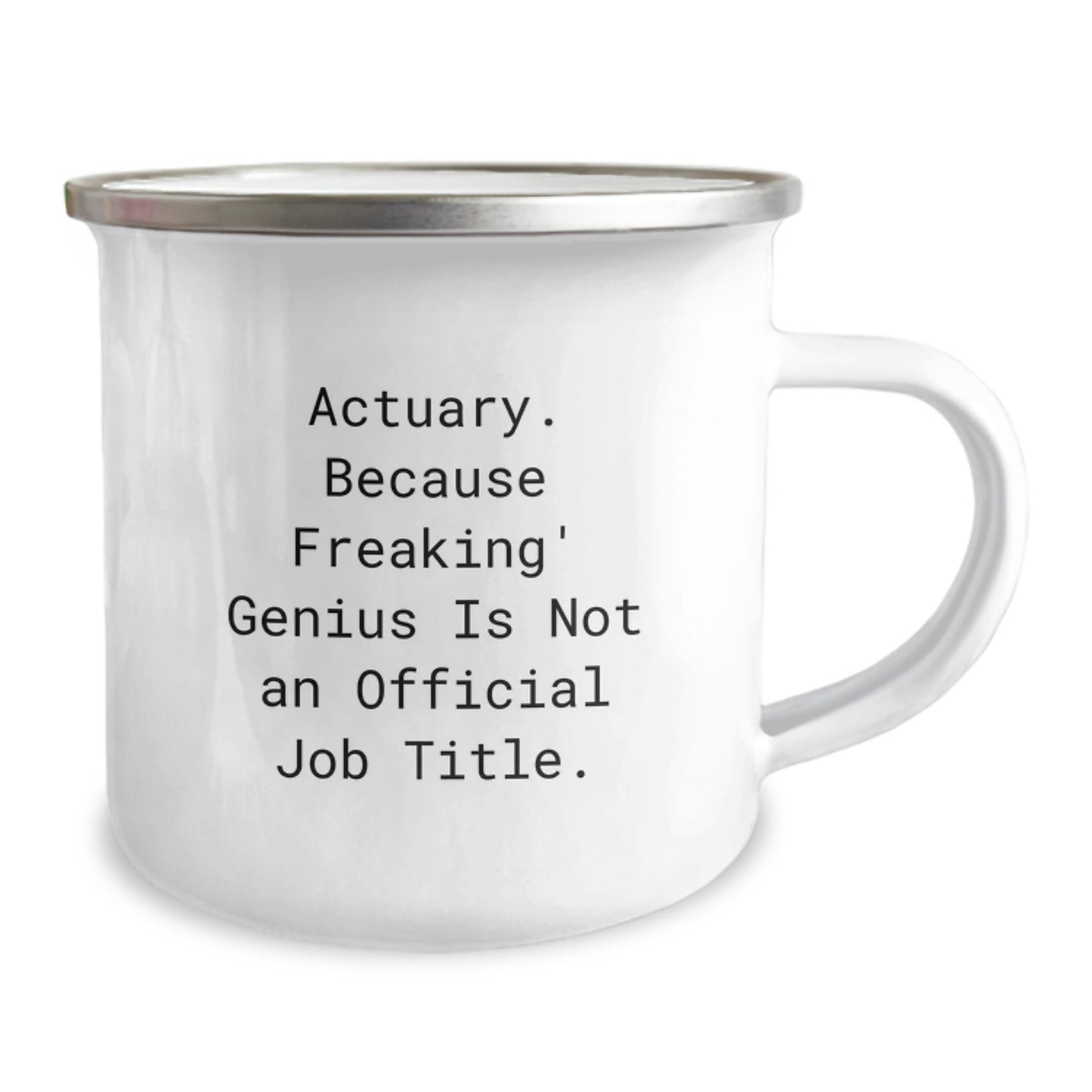 Funny Actuary Gifts from Friends - Actuary Camping Mug - Christmas Unique Ideas for Actuary Men - Image 2