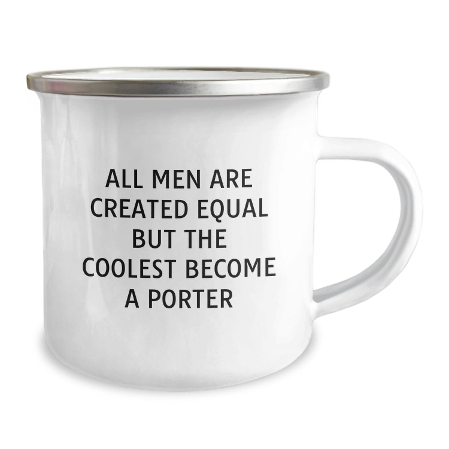 Gifts for Porter, Funny Porter Gifts, 12 oz Stainless Steel Camping Mug for Graduation Unique Gifts from Friends - Image 2