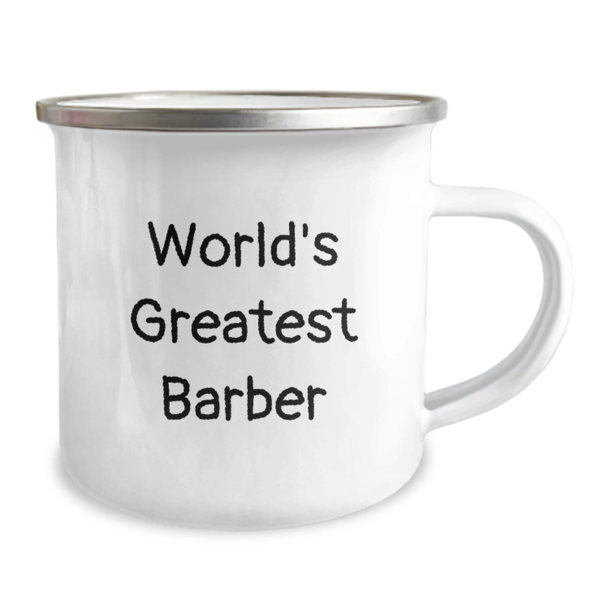 Barber Gift Camping Mug for Him Prime World Greatest Barber Bday Gft - Image 2