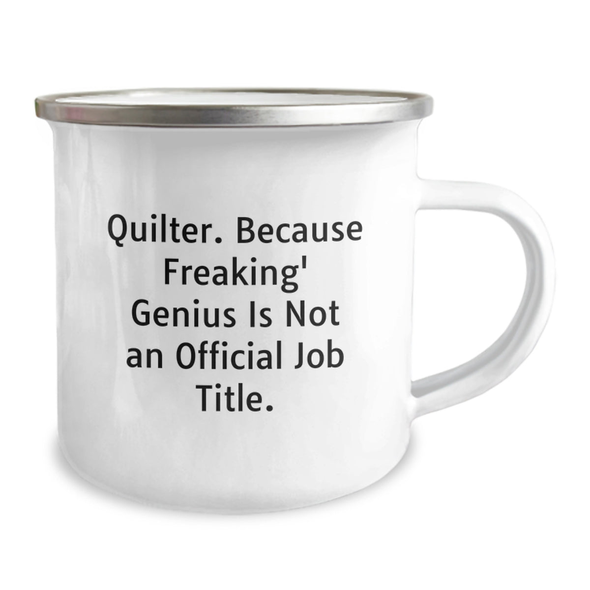 Birthday Gift Quilter Camping Mug Freaking Genius Is Not Present for Her - Image 2