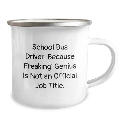 Funny Valentine's Gifts for School Bus Driver - School Bus Driver Gifts from Friends - Cute Camping Mug for Him - Image 2