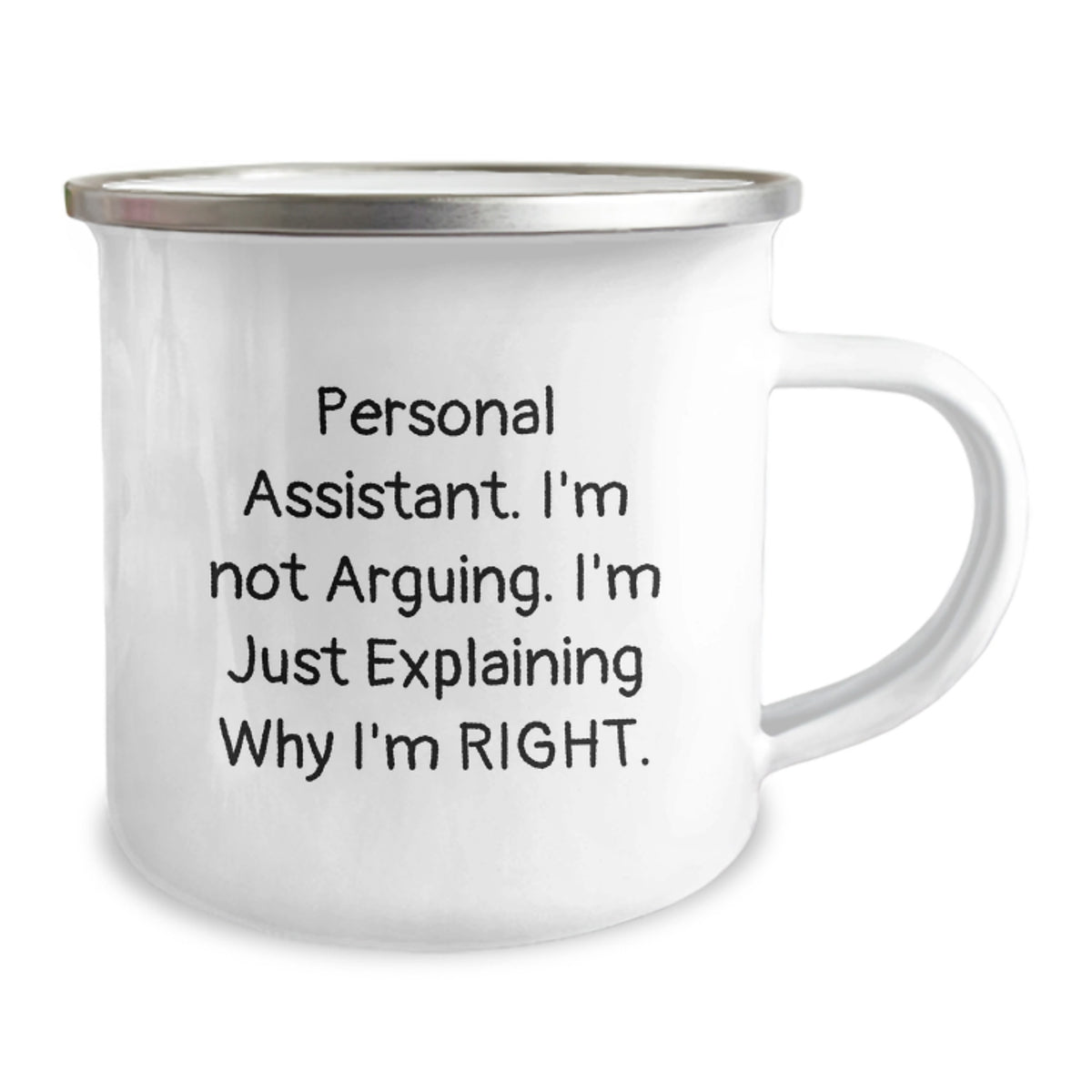 Witty Personal Assistant Camping Mug Novelty for Friends Birthday Gift - Image 2