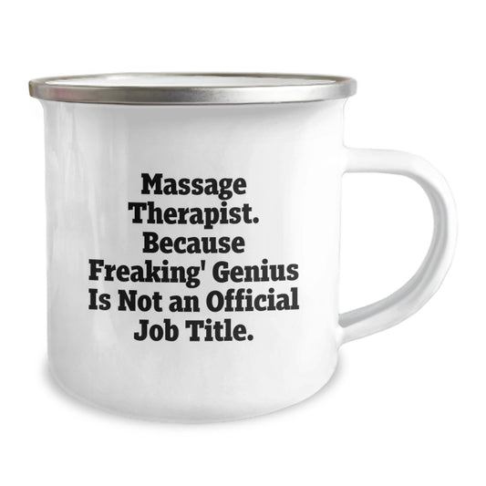 Funny Massage Therapist Camping Mug Gifts for Men from Friends on Birthday Unique Ideas - Image 2