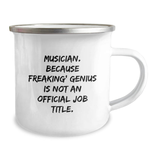 Funny Musician Birthday Unique Gifts for Men, Women, Friends, Coworkers, or Family - Musician Camping Mug with Inspirational Quote - Image 2