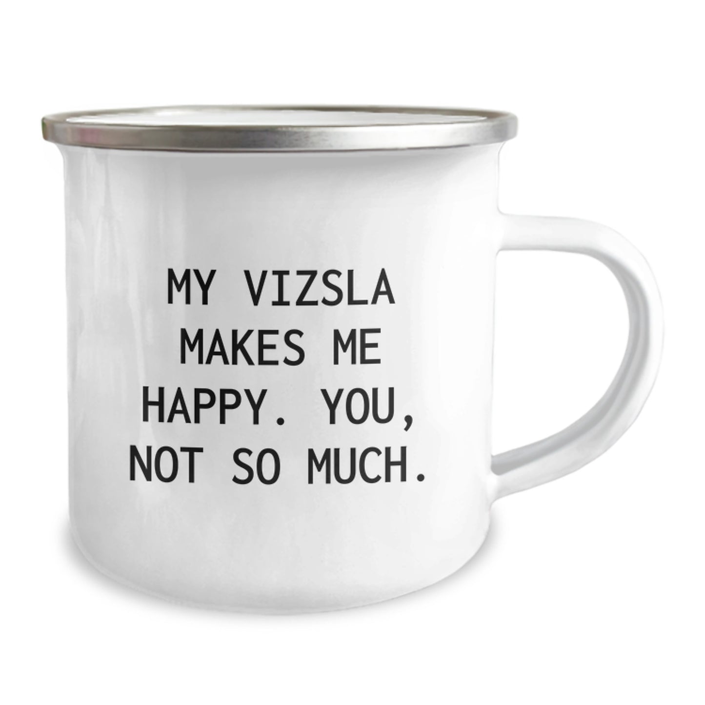 Funny Vizsla Dog Gifts from Friends for Men - Birthday Unique Camping Mug - Image 2