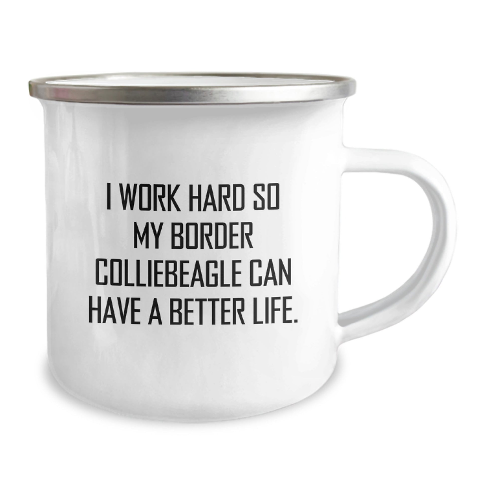Funny Border Collie Dog Gifts from Men to Friends on Birthday Unique Gifts for Border Collie Dog Owners Camping Mug - Image 2