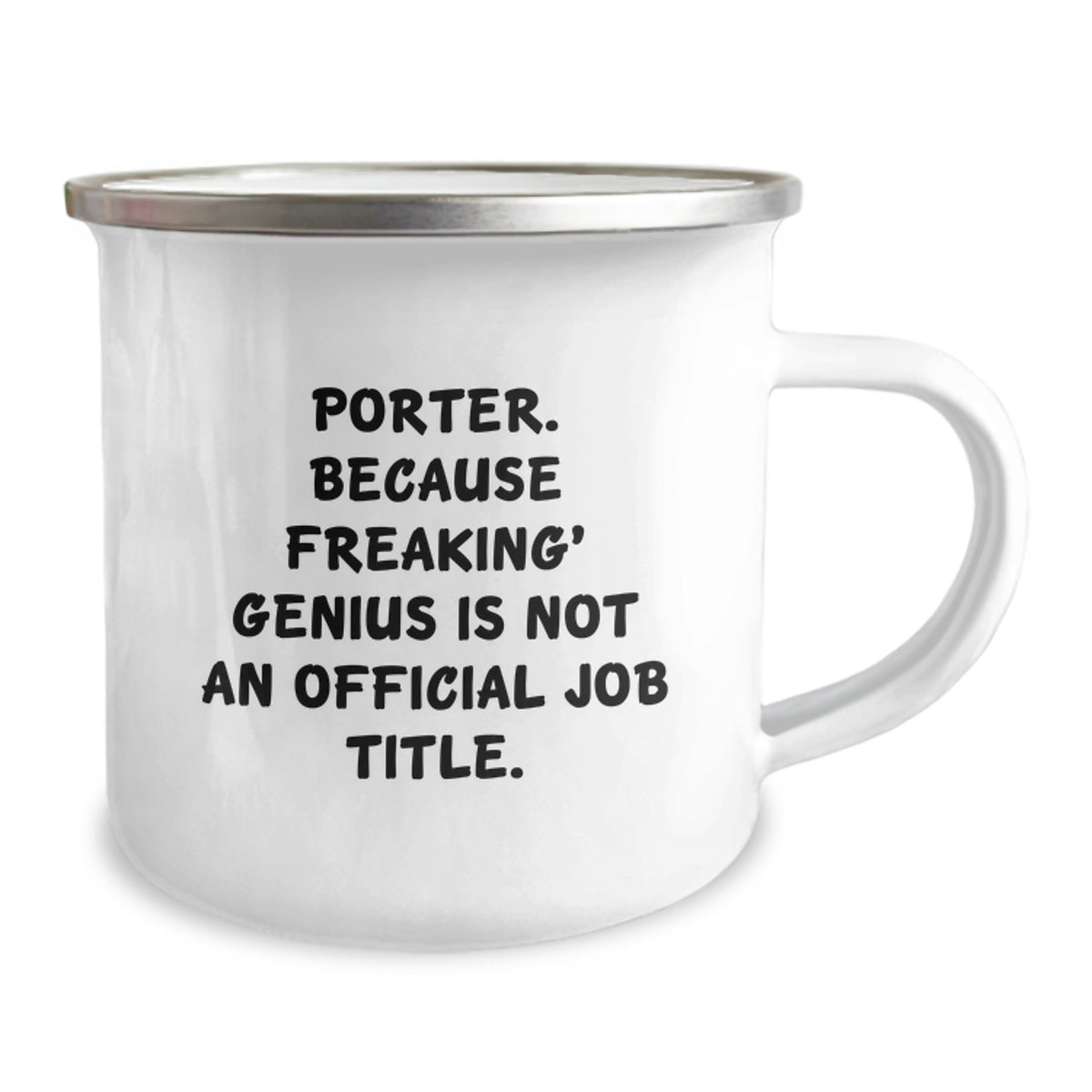 Camping Mug Gift for Him - A Porter Keepsake with Witty Saying - Image 2
