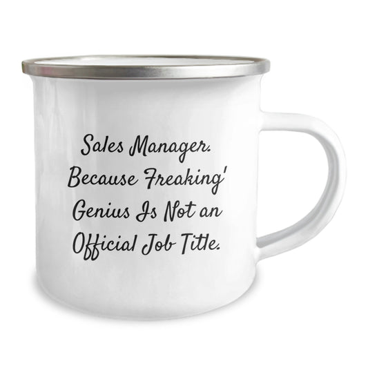 Funny Sales Manager Gifts, Camping Mug for Sales Team, Unique Christmas Memorable Presents for Sales Managers' Office - Image 2