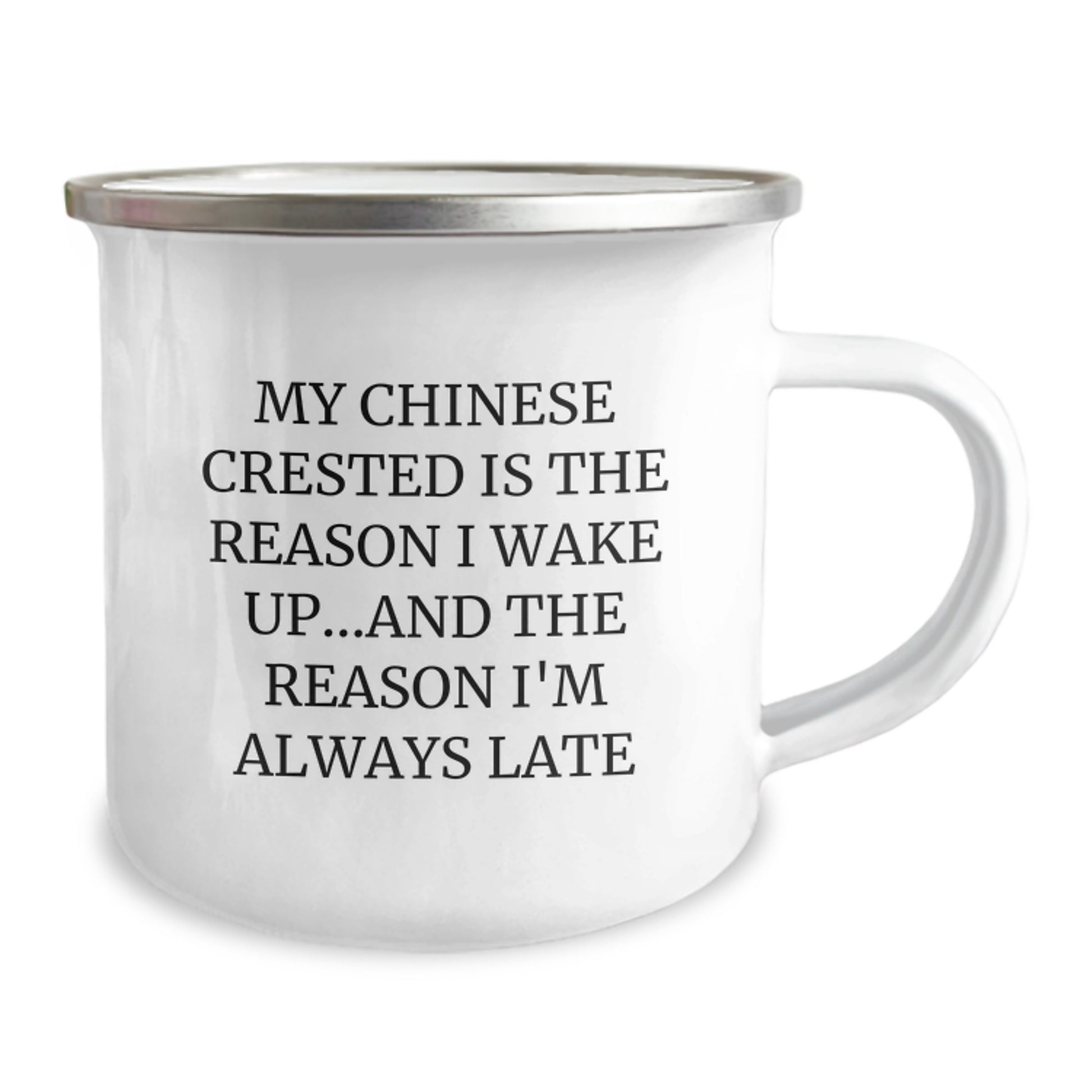 Funny Chinese Crested Dog Camping Mug Gifts for Chinese Crested Dog Lovers, Birthday Unique Gifts from Friends to Family - Image 2