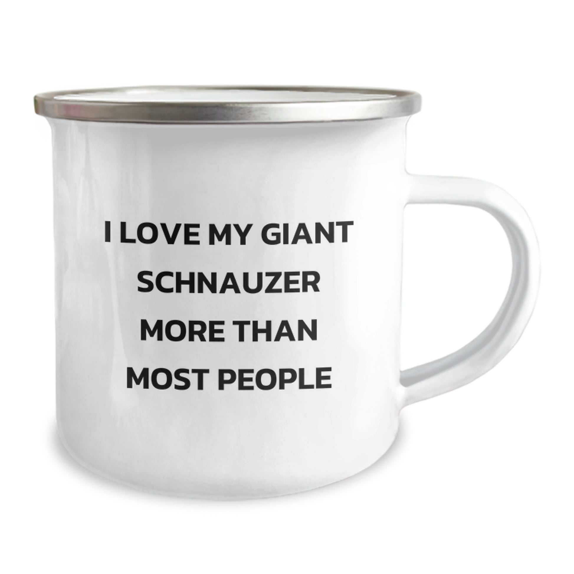 Giant Schnauzer Dog Lovers Valentine's Camping Mug Gifts from Men to Friends - Image 2