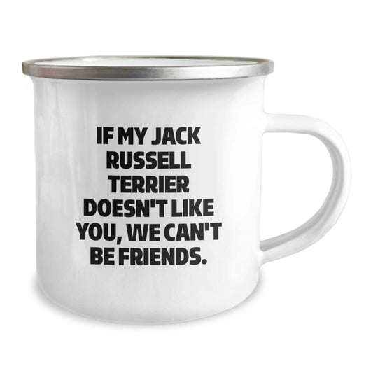 Funny Jack Russell Terrier Dog Camping Mug Gifts from Friends for Birthday Unique Ideas - Image 2