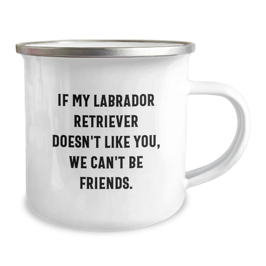 Labrador Retriever Dog Camping Mug Funny Gift for Friends and Family Funny Friends Gift - Image 2