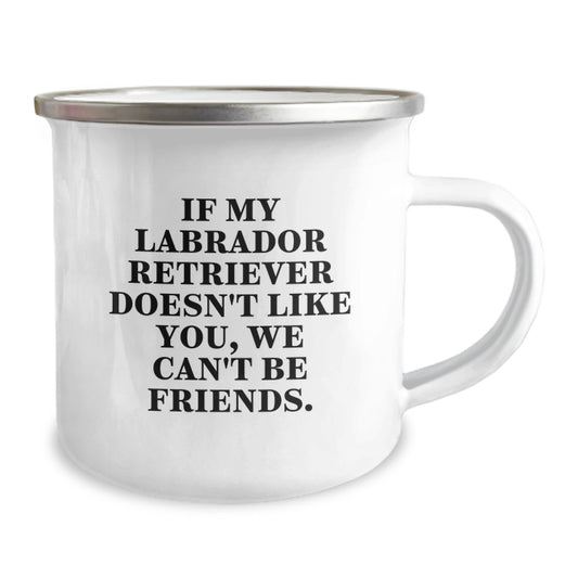 Funny Labrador Retriever Dog Camping Mug Gifts for Friends from Men, Unique Birthday Unique Gifts - Image 2