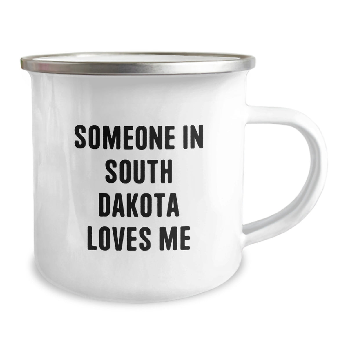 Unique South Dakota Camping Mug Gifts for Friends from Someone 'Someone In South Dakota Loves Me' Birthday - Image 2