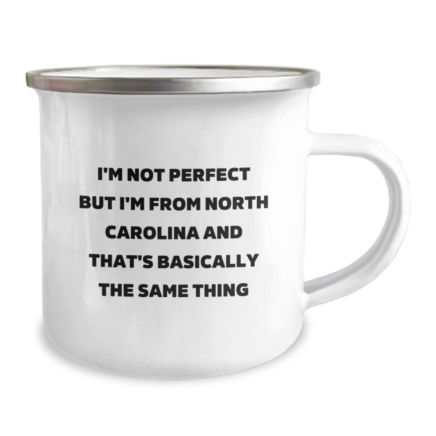 Funny North Carolina Camping Mug Gifts for Men from Tar Heel Fans' Hilarious Quote - Image 2