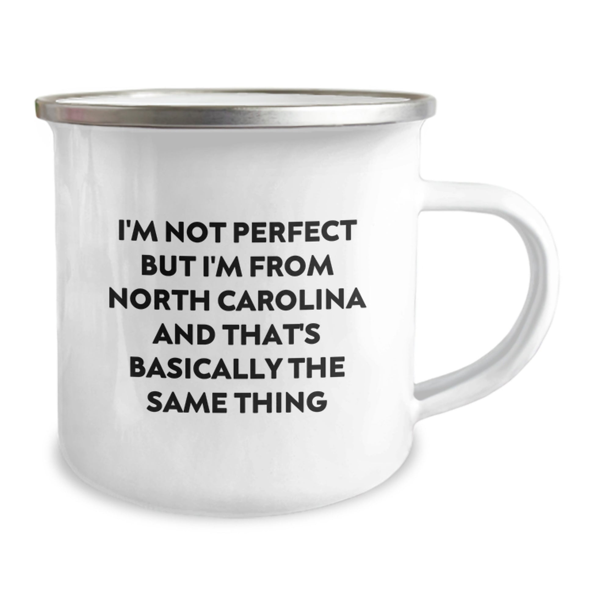 Funny North Carolina Gifts for Men from Tar Heel Fans, Birthday Unique Gifts, North Carolina Camping Mug with Inspirational Quote - Image 2