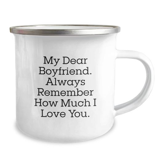Funny Sweetheart Gifts for Him, My Dear Sweetheart Graduation Unique Gifts from Men, Sweetheart Camping Mug - Image 2