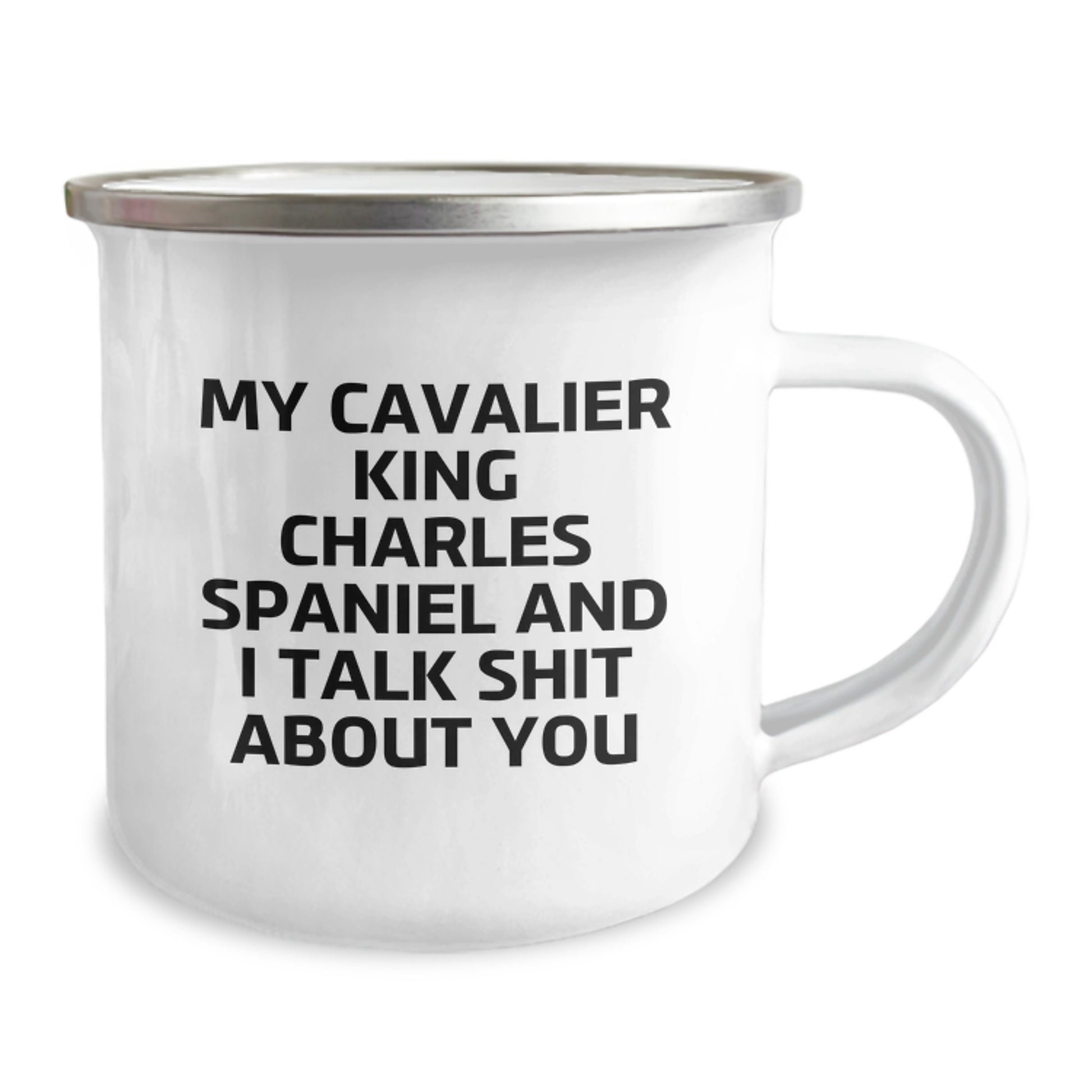 Funny Cavalier King Charles Spaniel Dog Gifts for Christmas, Camping Mug for Dog Lovers, Unique Gifts from Friends for Men or Women - Image 2