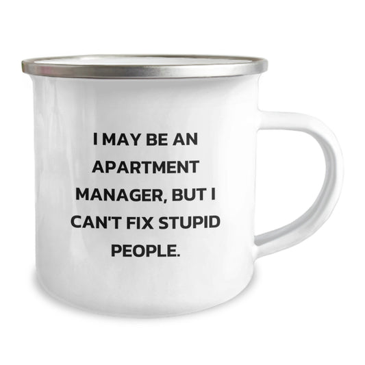Apartment Manager Keepsake Camping Mug for Him Birthday Gift - Image 2