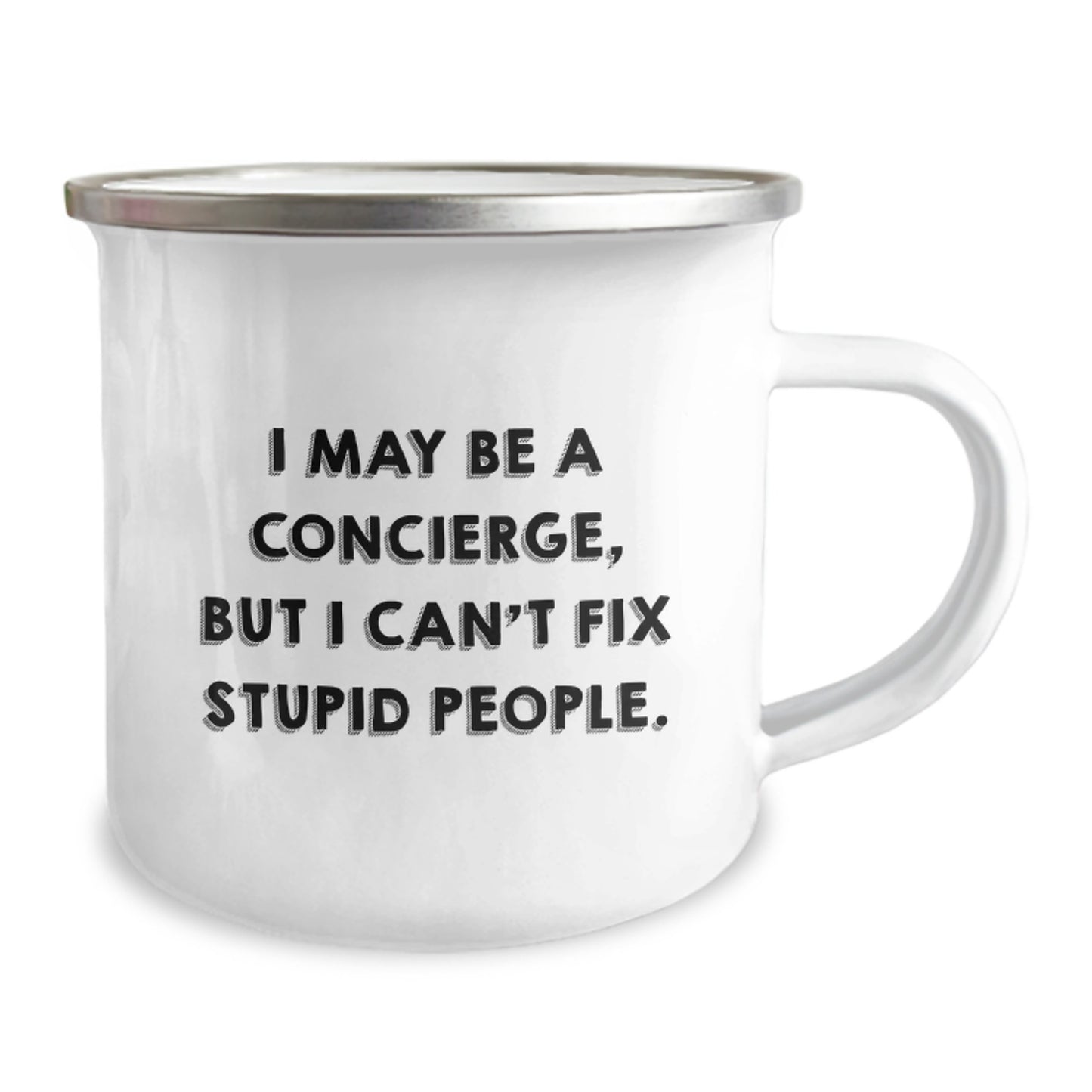 Funny Concierge Gifts from Men to Women Friends on Valentine's - Camping Mug - Image 2
