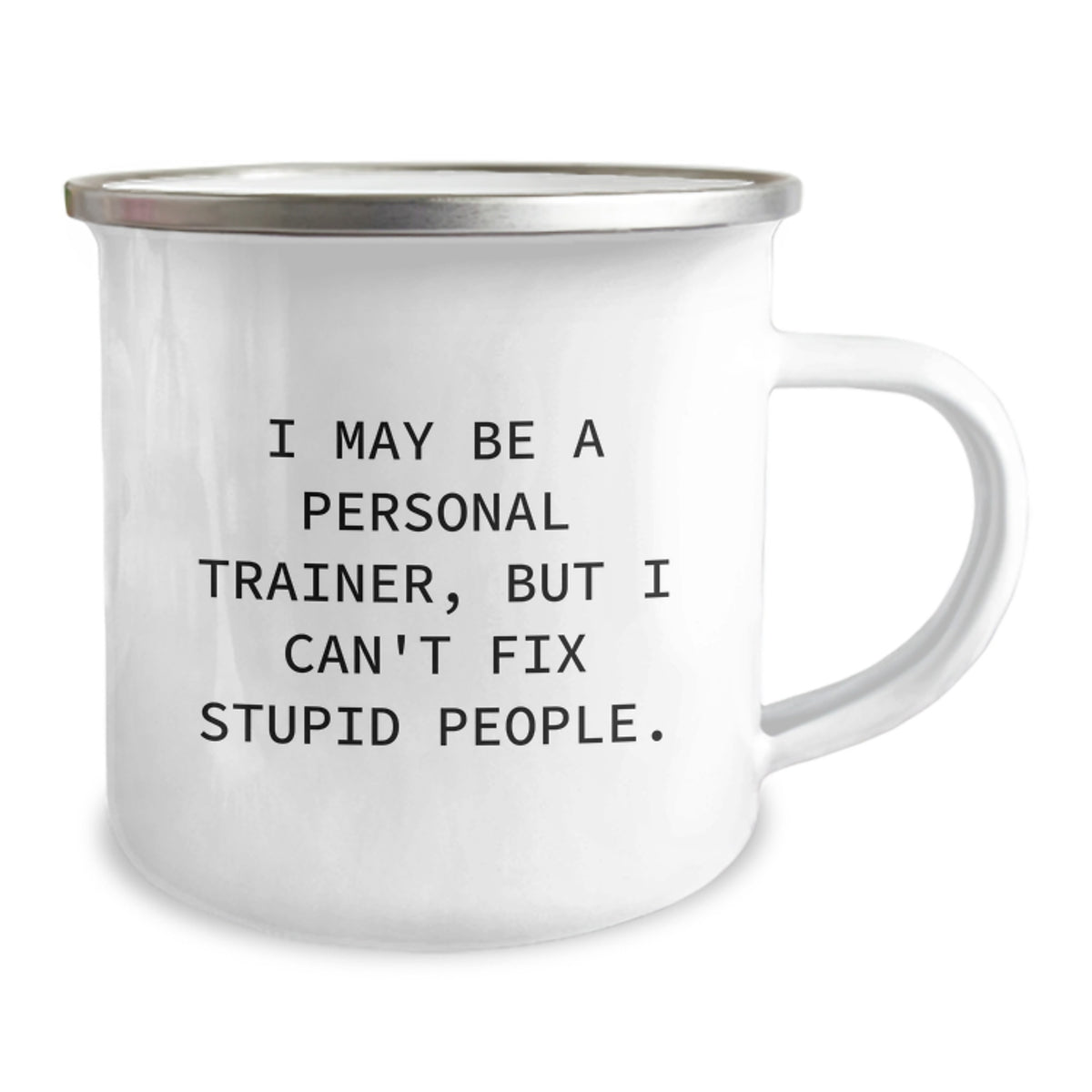 Christmas Gift For Her - Humorous Personal Trainer Camping Mug Keepsake - Image 2