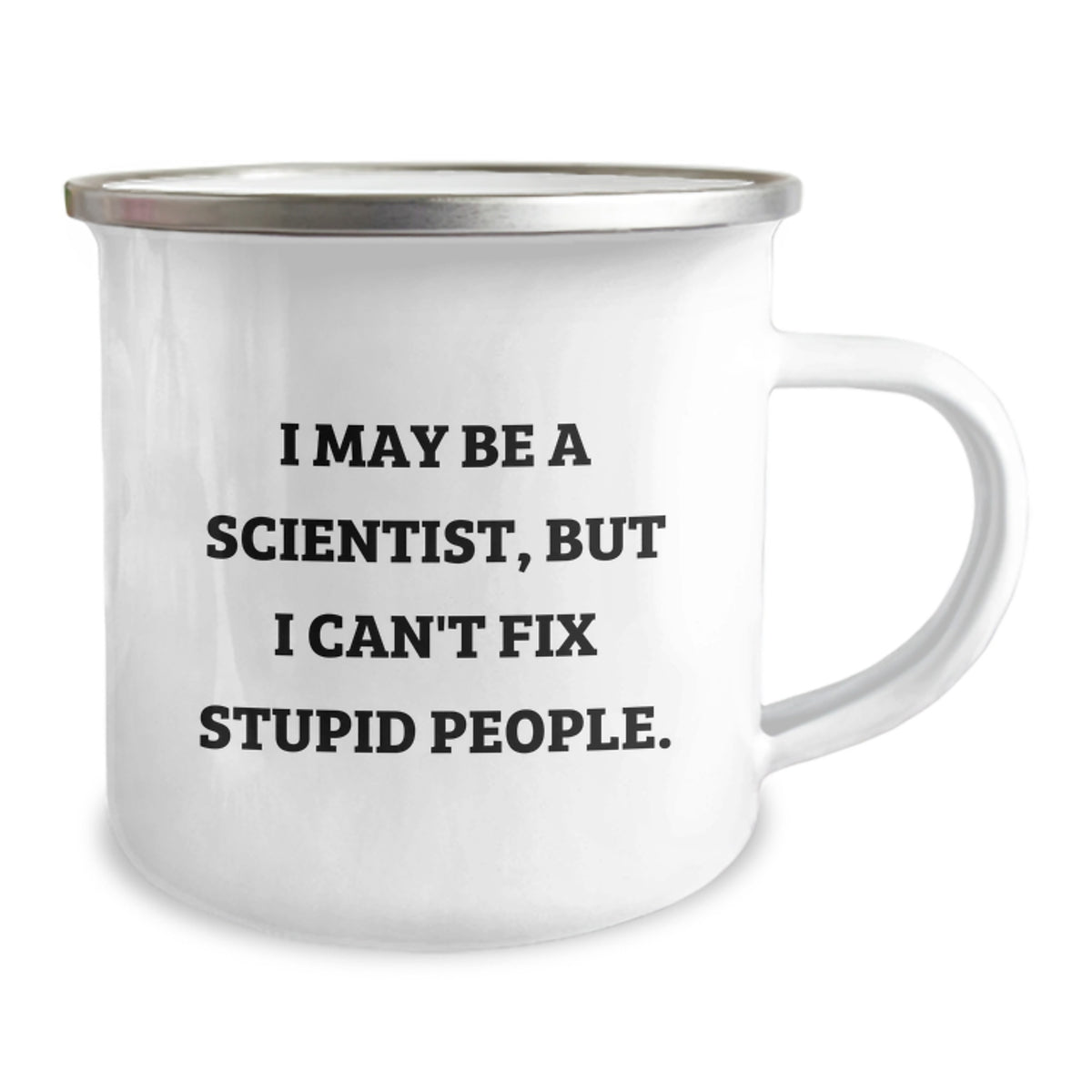 Scientist Keepsake Camping Mug Birthday Gift for Him with Quote - Image 2