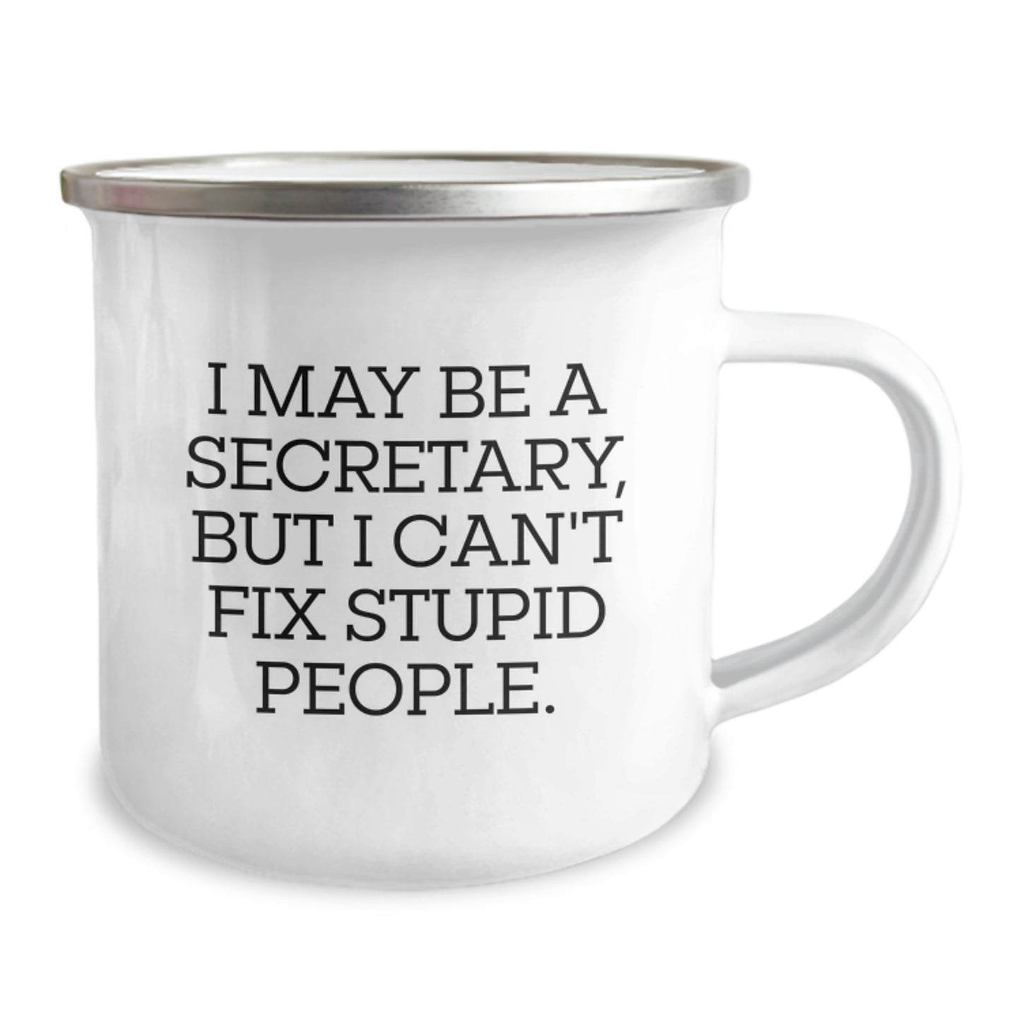 Funny Secretary Camping Mug for Graduation Unique Gifts from Friends to Secretary, Perfect for Camping Trips - Image 2