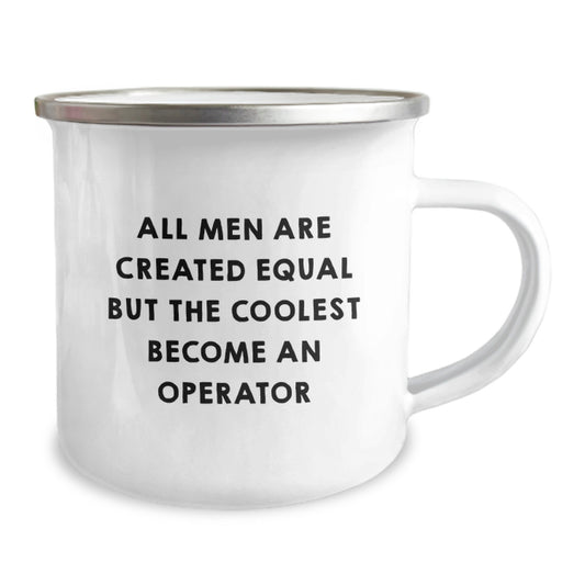 Operator Gifts from Men, Unique Valentine's Gifts for Operator Friends, Camping Mug with Funny Quote - Image 2