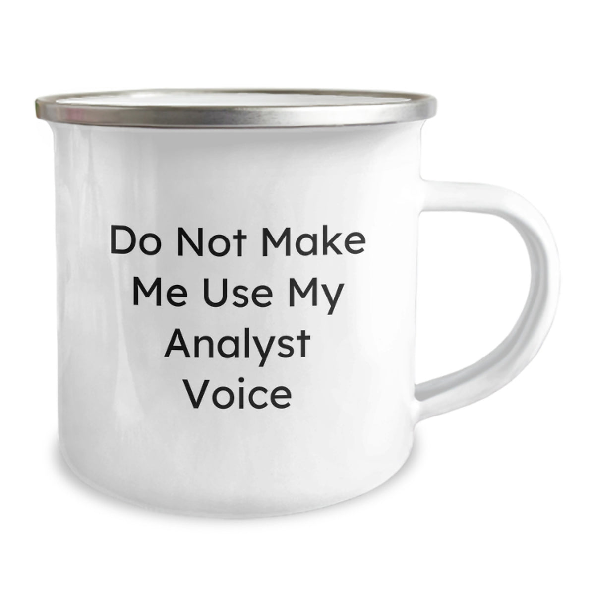 Birthday Gift for Her Analyst Camping Mug Present with Funny Quote - Image 2