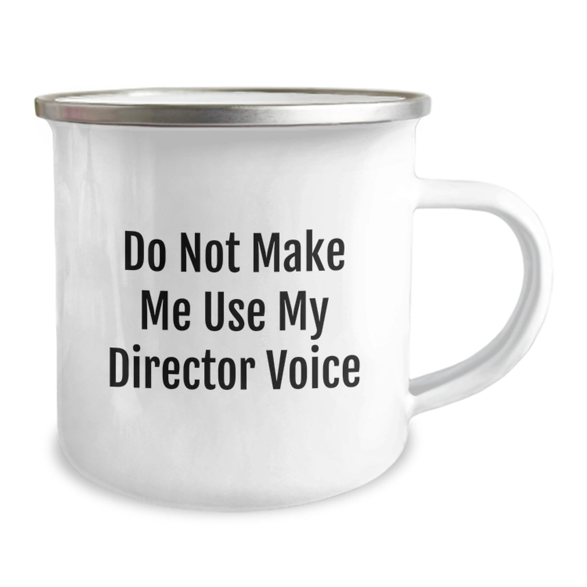 Director Gift for Him - Do Not Make Me Use My Director Voice Camping Mug - Image 2