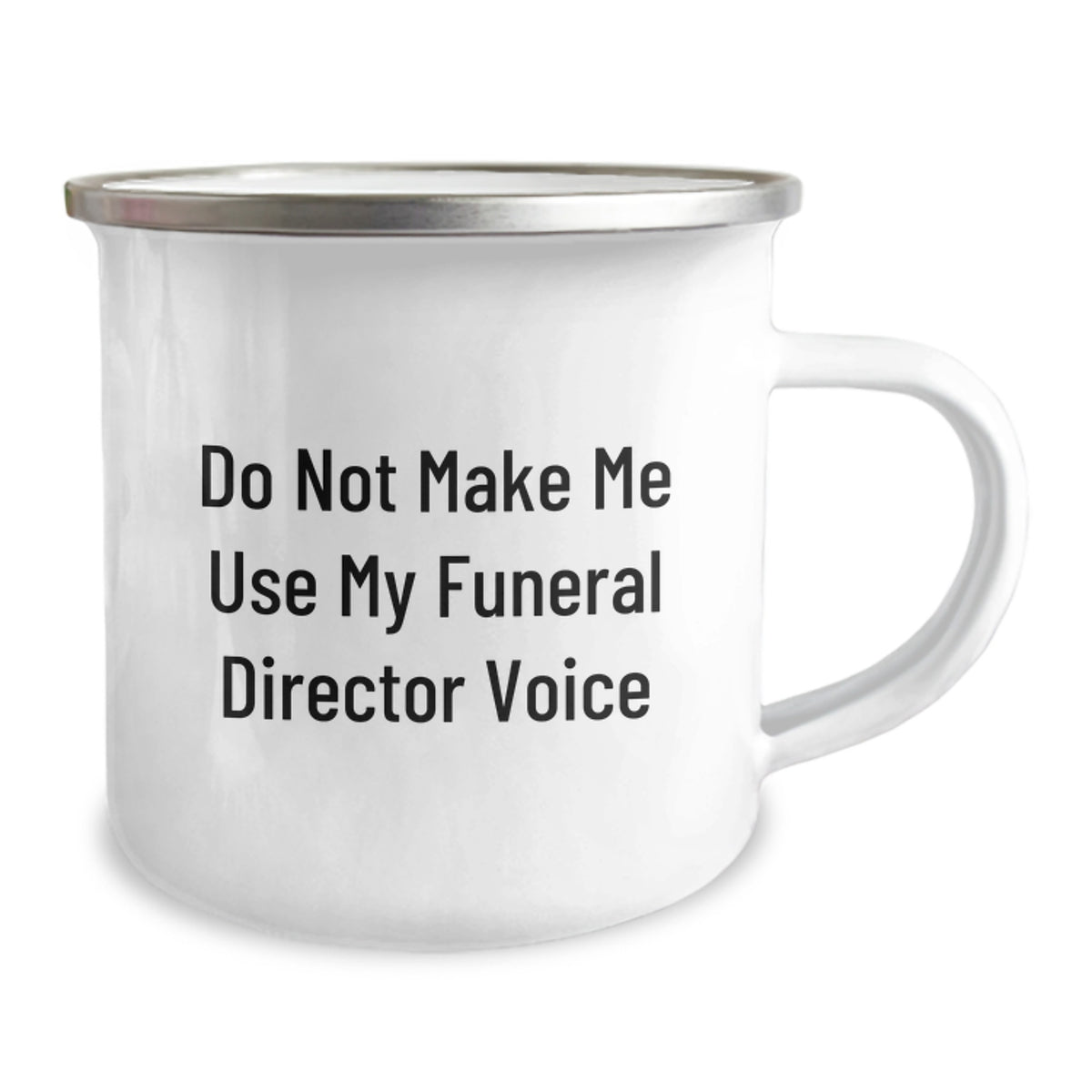 for Him Funeral Director Mug Do Not Make Me Use My Voice Birthday Gift - Image 2