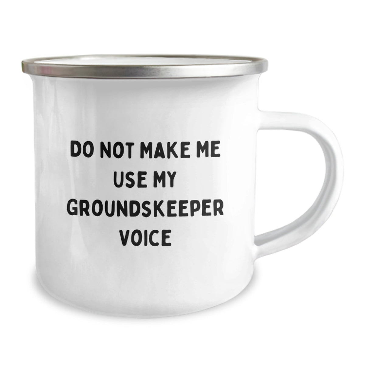 Groundskeeper Camping Mug Gift for Him - Do Not Make Me Voice Keepsake - Image 2