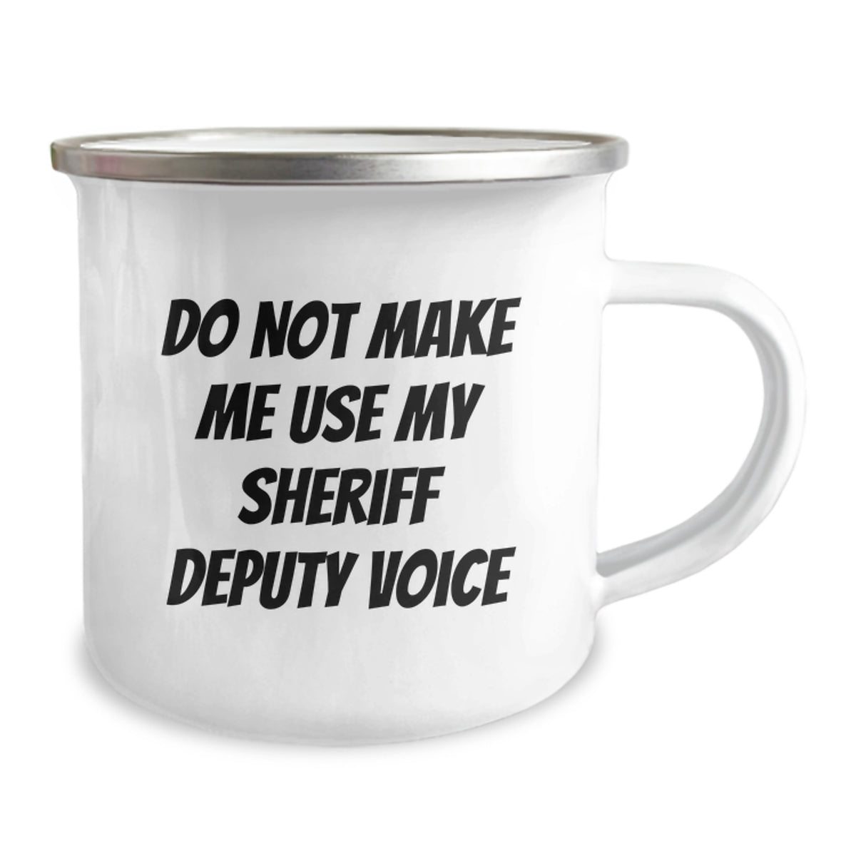 Sheriff Deputy Camping Mug Gift for Him - Stern Tone Keepsake - Image 2