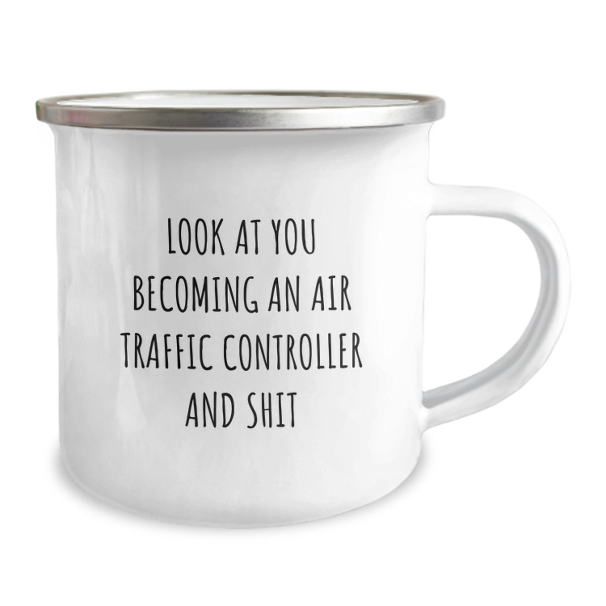 Air Traffic Controller Gift for Him - Humorous Keepsake Camping Mug - Image 2