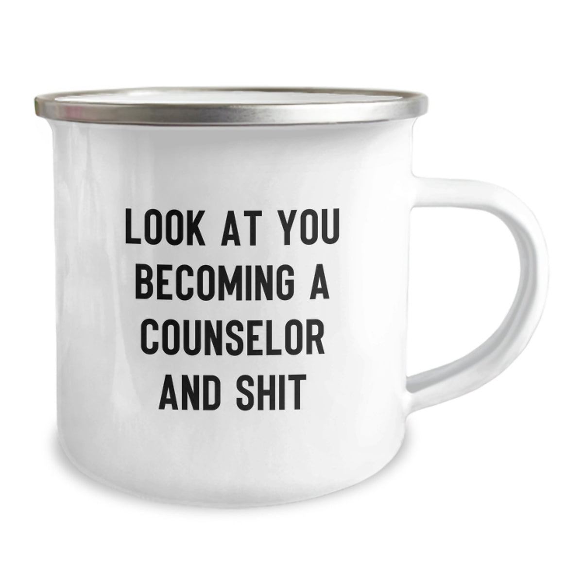 Counselor Keepsake Camping Mug for Him Birthday Gift with Bold Quote - Image 2