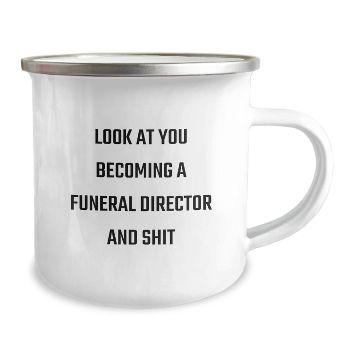 Playful Funeral Director Camping Mug Birthday Gift for Neighbors - Image 2