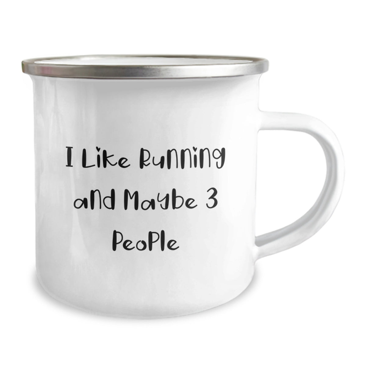 Christmas Gift for Her - I Like Running Present Camping Mug - Image 2