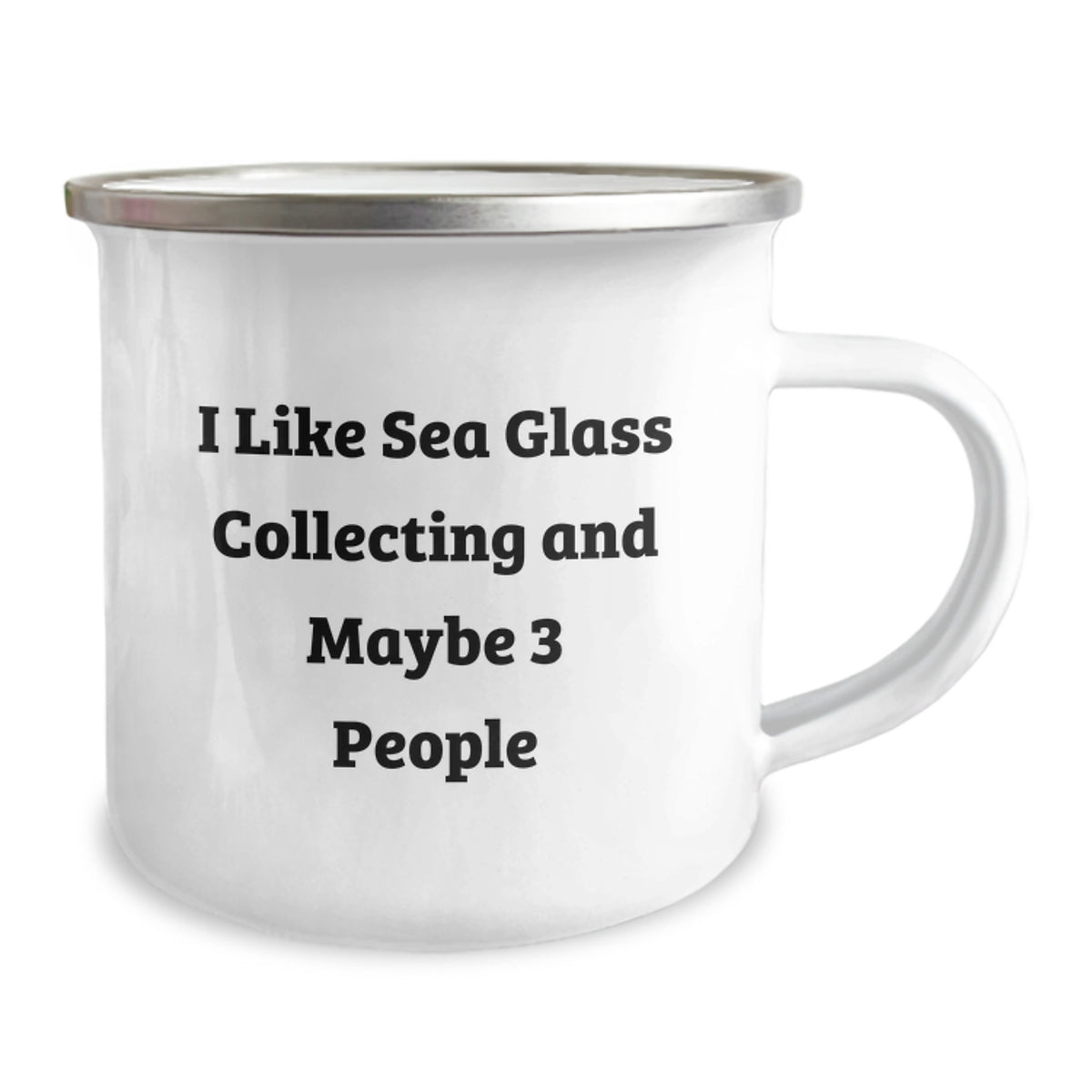 Sea Glass Camping Mug Companion for a Best Friend Birthday Gift - Image 2